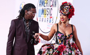 La rappeuse Cardi B avec son ex-mari Offset