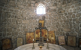 Le monastère de Saint Takla à Maaloula, en Syrie, en avril 2015.