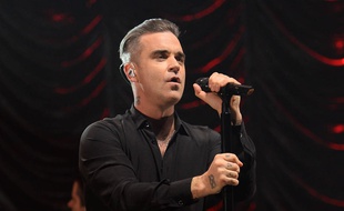 Le chanteur Robbie Williams