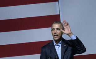 Le président américain Barack Obama, le 10 octobre 2015 à San Francisco