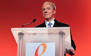 Le PDG de France Telecom Stéphane Richard à Paris, le 24 février 2011.