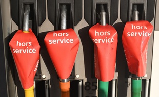 Des pompes à essence en rupture de stock à Marseille, le 24 décembre 2019.
