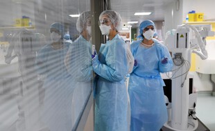 Service de réanimation de l'hôpital Nord à Marseille, le 2 février 2021.