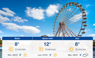 Météo Toulouse: Prévisions du samedi 25 janvier 2020