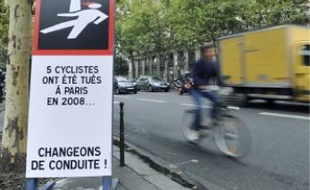 Sur le boulevard Sébastopol.