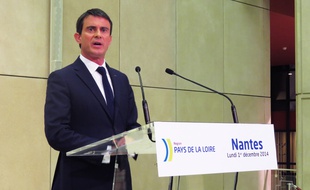 Manuel Valls, au conseil régional des Pays de la Loire, ce lundi
