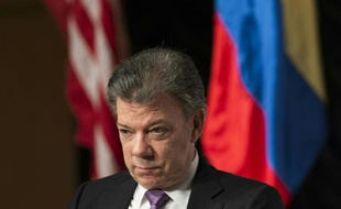 Le président colombien Juan Manuel Santos, le 3 février 2016 à Washington
