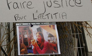 Une photo de Laëtitia placardée à La Bernerie-en-Retz, en Loire Atlantique, le 24 janvier 2011.