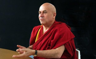 Matthieu Ricard, interprète français du Dalaï-Lama, en 2008.