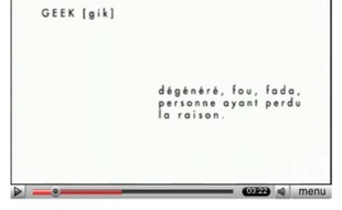 Image extraite du documentaire "Suck my geek"