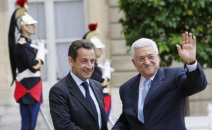 Nicolas Sarkozy a reçu Mahmoud Abbas à l'Elysée le vendredi 29 juin 2007