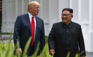 Donald Trump et Kim Jong-un à Singapour, le 12 juin 2018.