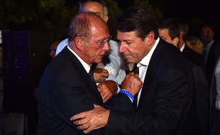 Jean-Claude Guibal avec Christian Estrosi en 2015.