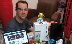 Chef de production chez Ama, Guillaume Campion a adopté les Google Glass.