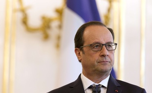 Francois Hollande le 19 juin 2015 à Bratislava. AFP PHOTO / KENZO TRIBOUILLARD