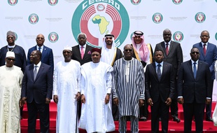 Les présidents des pays d'Afrique de l'Ouest lors du sommet de la Cédéao à Ouagadougou le 14 septembre 2019.