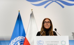 Carolina Schmidt, ministre chilienne de l’Environnement, présente à la COP 24, le 14 décembre 2018.