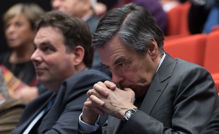 François Fillon à Pierrefitte-sur-Seine le 27 janvier 2017.