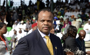 Le roi du Swaziland, Mswati III