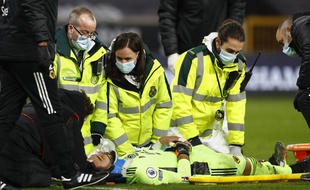 Rui Patricio est sorti sur civière