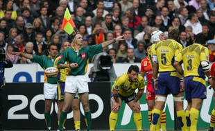 Jean-Pierre Matheu a arbitré la finale remportée par Perpignan face à Clermont, le 6 juin 2009 au stade de France.