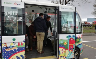 La navette autonome de Nantes, le 4 mars 2019