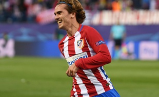 Antoine Griezmann, sous les couleurs de l'Atlético Madrid, le 10 mai 2017.