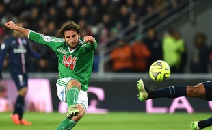 Le défenseur stéphanois Paul Baysse lors de Saint-Etienne - PSG, le 25 janvier 2015.