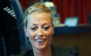 La joueuse de poker belge Coralie Nauder.