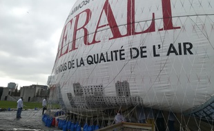 Le Ballon Generali au parc André Citroën.