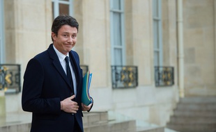 Benjamin Griveaux à l'Elysée, le 7 mars 2018.