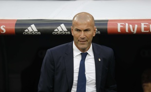 Zinédine Zidane, le coach du Real Madrid, le 23 avril 2017.