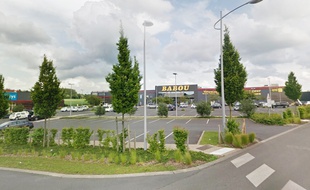 L'enseigne Babou, à Bruay-La Buissière.