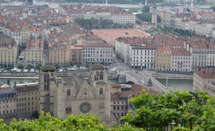 Le 04 mai 2014, vue du quartier du Vieux-Lyon. Illustration. C.Girardon / 20 Minutes.