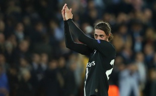Adrien Rabiot quand il était encore un joueur du PSG, le 24 octobre 2018.