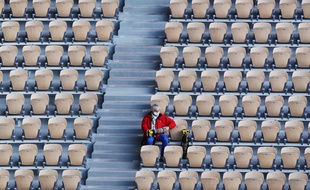 Durant le tournoi de Roland Garros, le 9 octobre 2020.