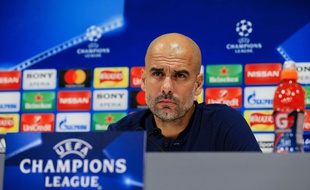 Pep Guardiola avant la rencontre contre Liverpool.