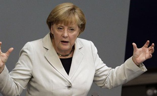 La Chancelière allemande Angela Merkel