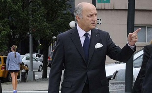 Laurent Fabius le 29 septembre 2012 à New York (Etats-Unis).