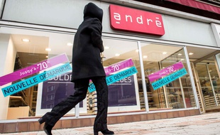Une boutique André à Dunkerque en 2017.