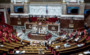 L’Assemblée nationale au premier jour des débats sur le projet de « loi climat », le 29 Mars 2021.