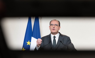Jean Castex, le 12 novembre 2020, lors de sa conférence de presse de « mi-confinement ».