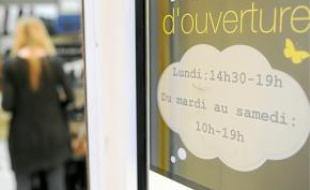 Pas de shopping le dimanche...