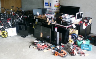 383 objets volés retrouvés à Nantes par la gendarmerie
