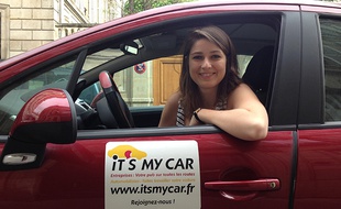 Sarah Prévot, la fondatrice de la start-up It'smycar.