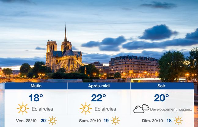 Météo Paris: Prévisions du jeudi 27 octobre 2022