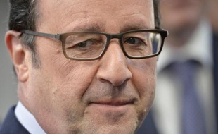 François Hollande le 21 avril 2015, près de Paris