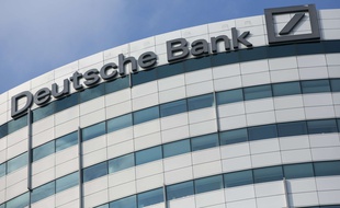 Les locaux de la Deutsche Bank à Amsterdam (Pays-Bas).