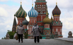 La place rouge à Moscou le 21 mai 2020.