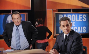 Nicolas Sarkozy le 10 février 2011 dans l'émission Paroles de Français.
